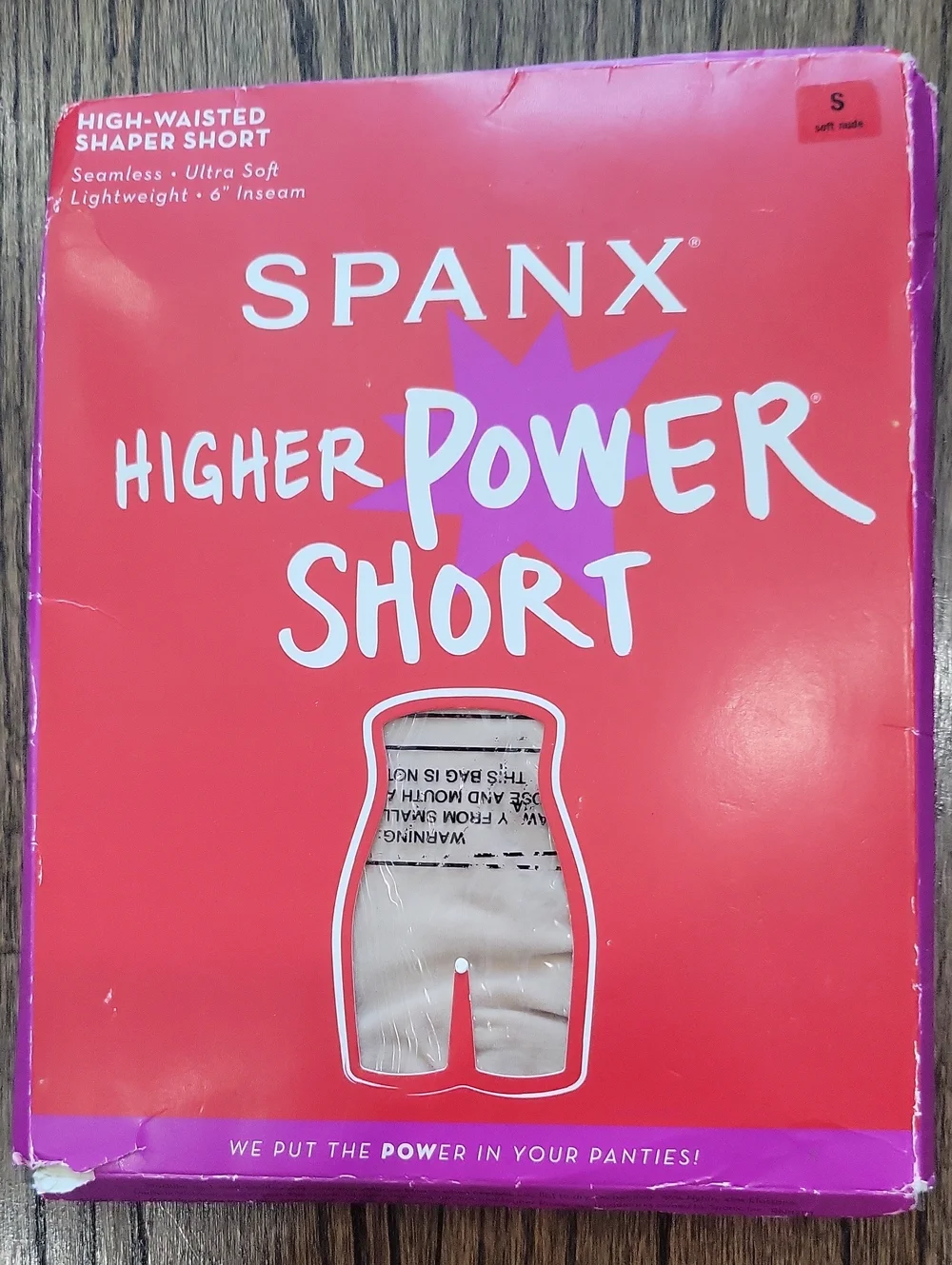 Two SPANX Higher Power Short — Beige Nude High-Waist Shaping Shorts Bundle